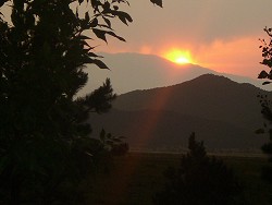 A Summer Sunset at Red Rock Ranch, Colorado group vacation rentals and family reunions location
